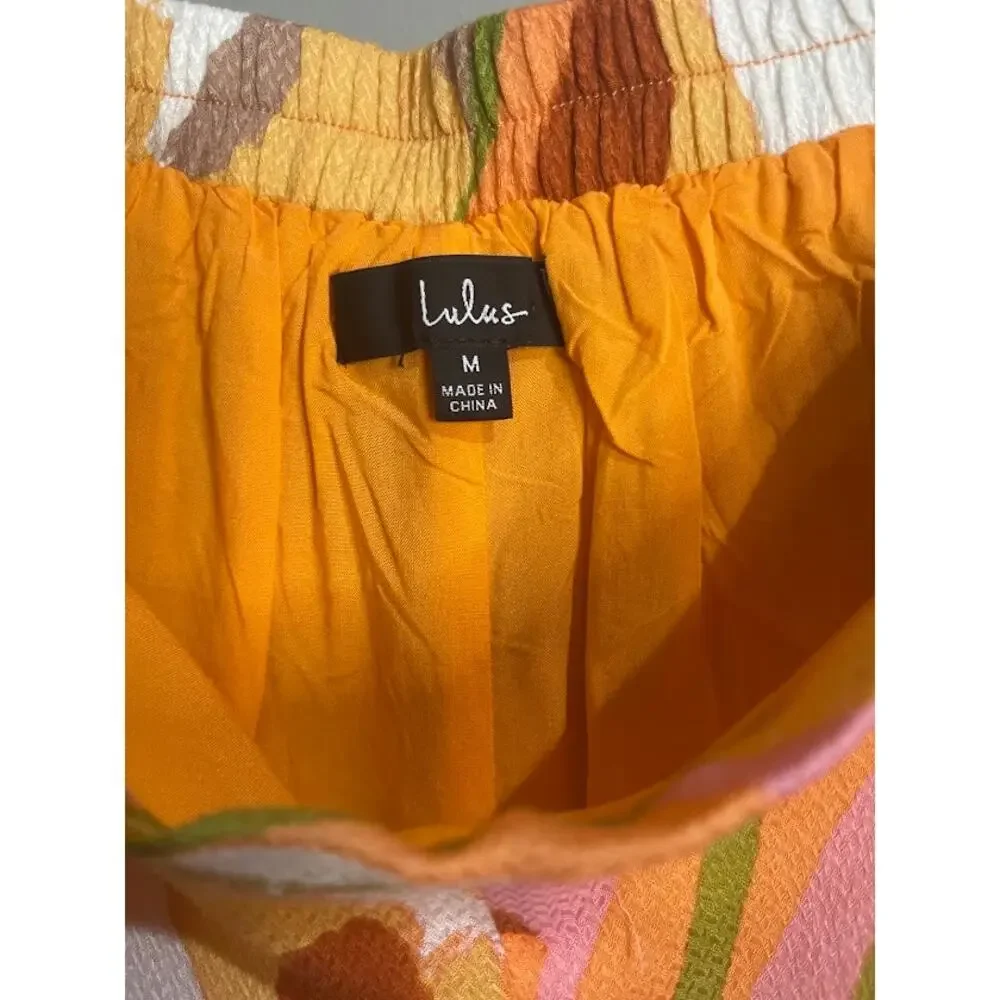 Lulu's‎ Floral Print Wide Leg Pants - Size Medium